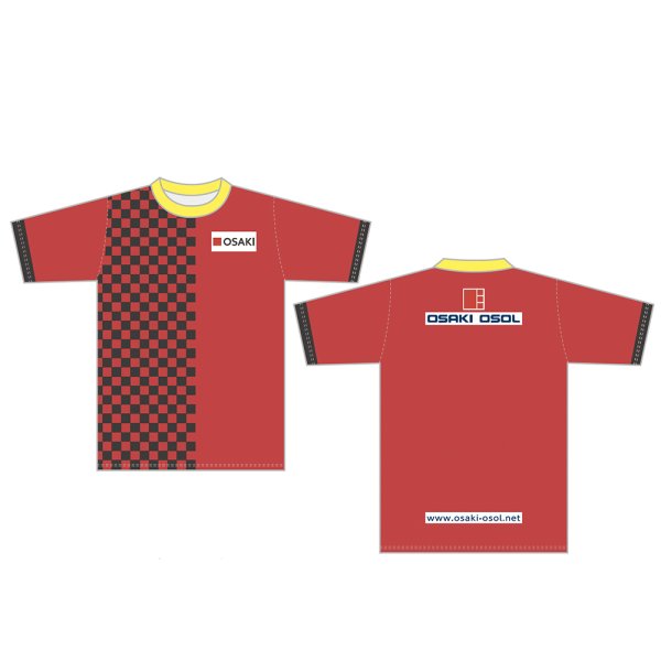 画像1: 【8月6日から第二次販売開始】OSAKI-OSOL レプリカシャツ 2025-2026 HOME (1)