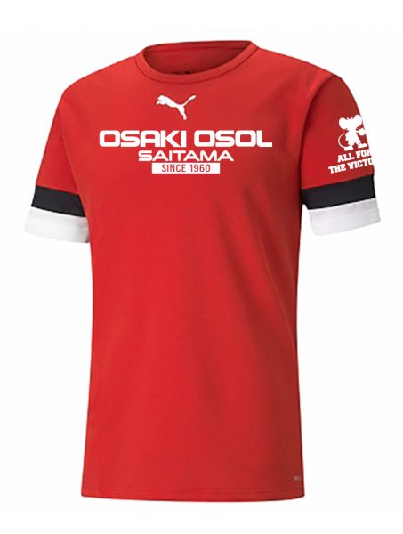 画像1: 大崎電気オーソル応援Tシャツver.4RED (1)